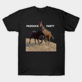 Paddock Party - Funny Horse Graphic T-Shirt